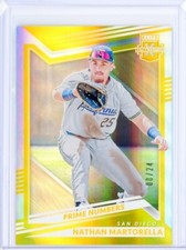 2022 Panini Elite Extra Edition NATHAN MARTORELLA Gold Prime # RC Rookie 8/24