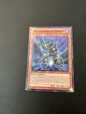 Yu-Gi-Oh! malicevorous spoon mint common 1st ed SHSP-EN003