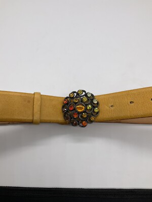GUIDO ANGELOUI ITALIAN MADE LEATHER BELT | eBay display picture 2