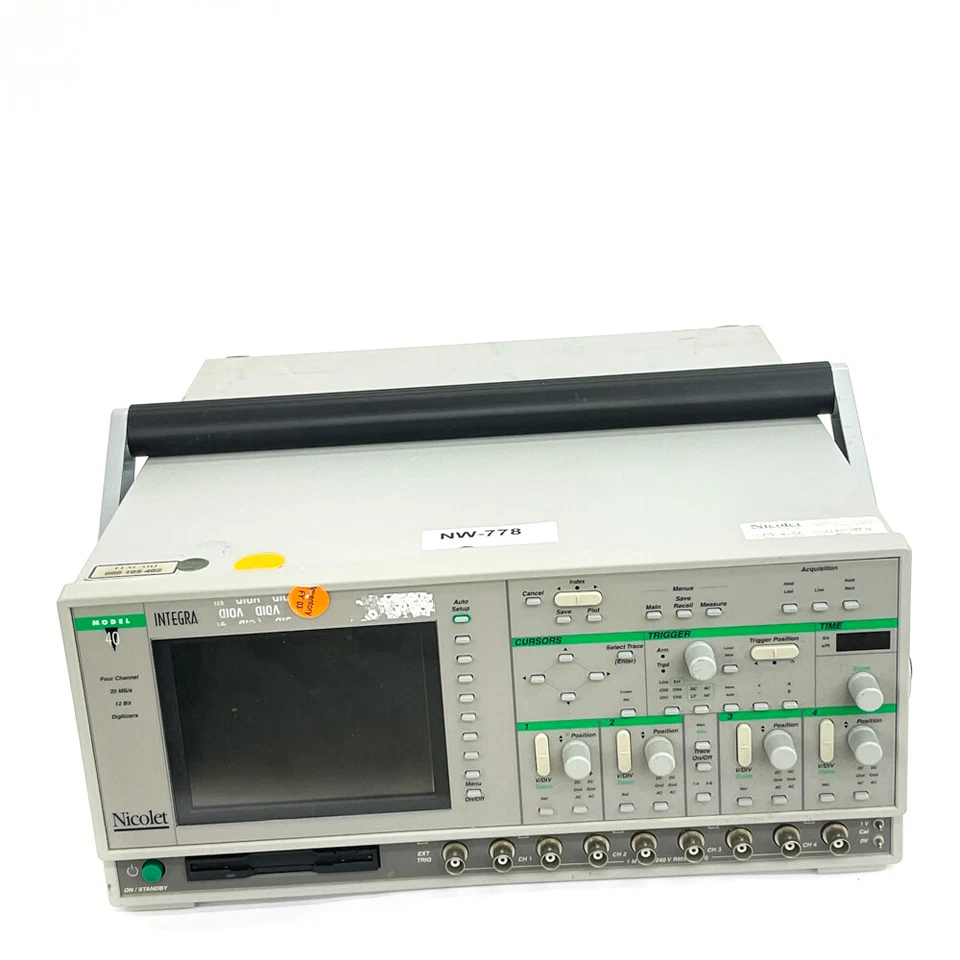 Nicolet Integra Model 40 Digital Oscilloscope 4 Channel 20 MS/a 12 Bit 5 MHz - Image 2 of 4