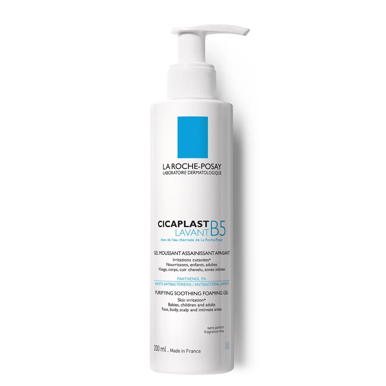 CICAPLAST B5 Gel Lavant La Roche-Posay 200ml pour soulager les irritations cutanées