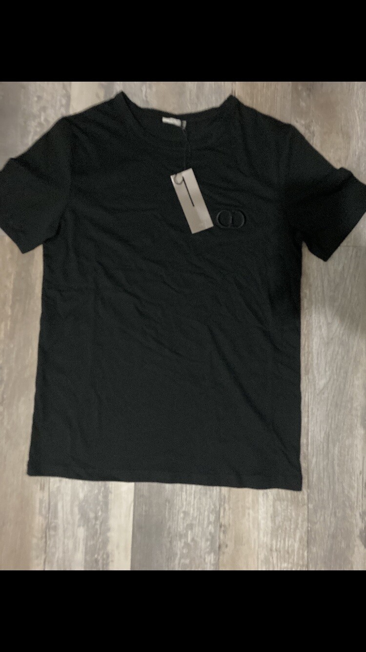 DIOR Black T shirt w Christian Dior 