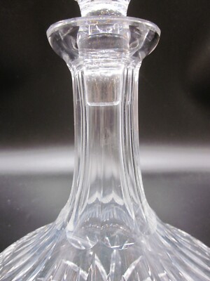 WATERFORD CRYSTAL Ships Decanter & Stopper 9.75