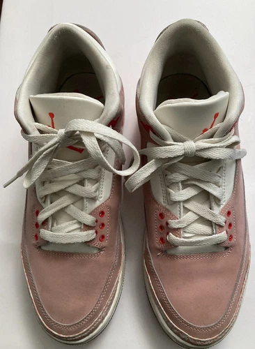 Size 9 Jordan 3 Retro Rust/Pink CK9246-600 Sneakers
