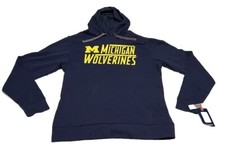 Michigan Wolverines Fanatics Hoodie Size Large Navy NEW With Tags NCAA Football