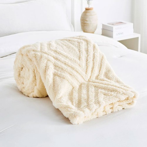 Extra Large Jacquard Throw Fluffy Warm Fleece Over Soft Sofa Bed Settee Blanket - Picture 58 of 180