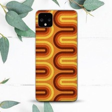 Orange Aesthetic Retro Stripes Case For Google Pixel 2 3 3a 4 4a 5 6 7 8 XL