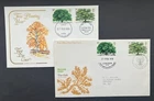 Feb 1973/74 British Trees Double-Dated FDC's