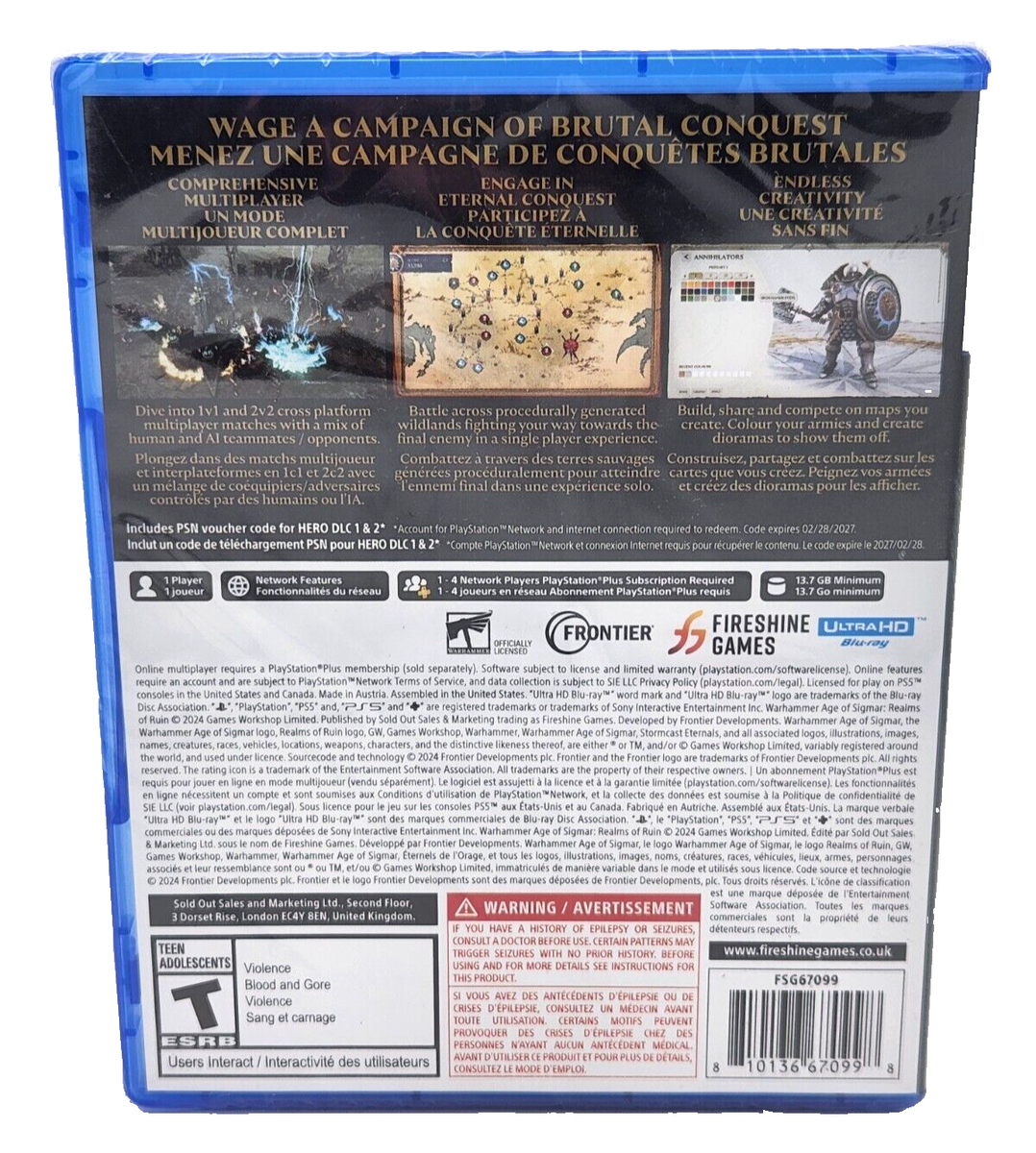 Warhammer Age of Sigmar: Realms of Ruin sur PlayStation 5