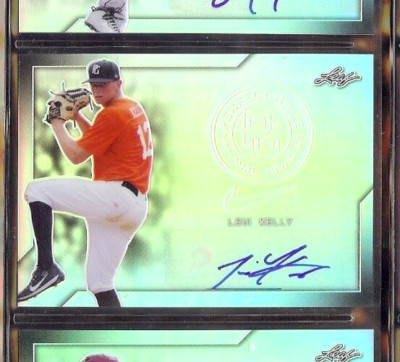 LEVI KELLY 2017 Leaf *Perfect Game* METAL St. Albans / Nitro, WV - AUTOGRAPH RC