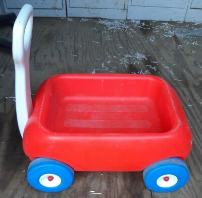little tikes blue wagon