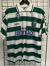 SPORTING LISBON PORTUGAL VINTAGE OLYMPIC HOME JERSEY 1994/5 L 42/44"
