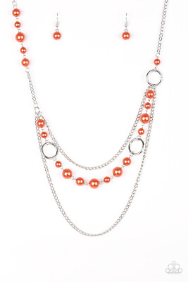 party dress princess orange necklace Short Princess Orange Party Dress With Glitter bodice