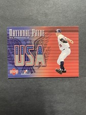 BOB ZIMMERMAN 2003 Upper Deck National Pride Usa Baseball Jersey Relic NP-BZ