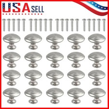 20PCS Cabinet Knobs Drawer Pulls Door Handles Kitchen Hardware Brushed Nickel
