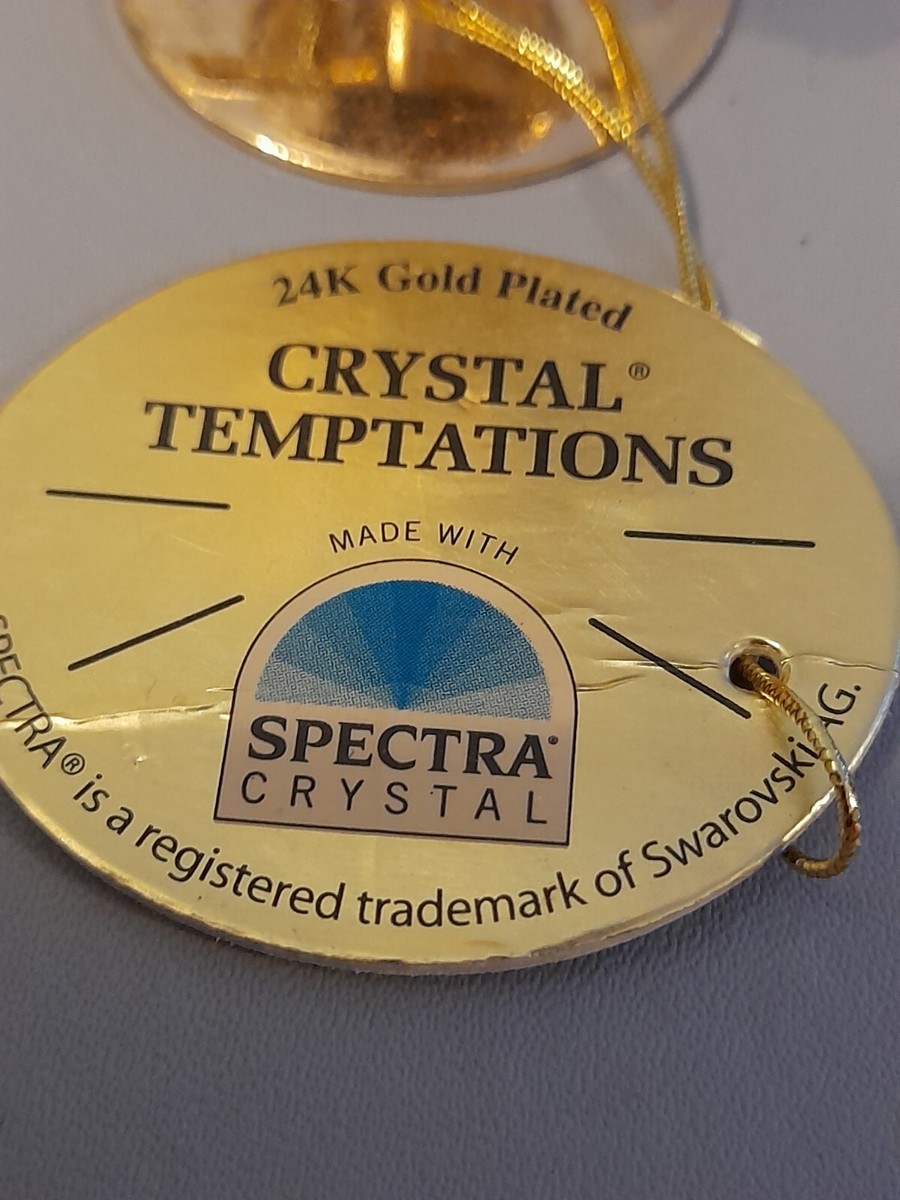 24k Gold Plated Crystal Temptations Owl Spectra Swarovski Crystal