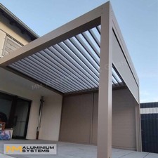 Sommerangebot!Pergola Lamellendach Aluminium Gartenpavillon Pavillon 4 x 3,8m