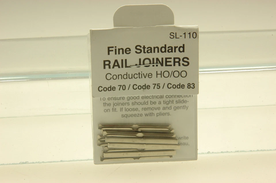 Peco SL-110 Schienenverbinder 24 Stück Code 70, 75, 83 NEU und OVP