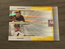 2008 Elite College Ties Gold Dusty Coleman Aaron Shafer #CTC-17 086/100