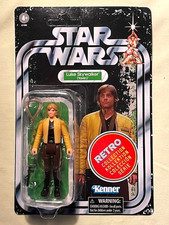 Star Wars Retro Collection Luke Skywalker 3.75  Action Figure Unpunched NIP
