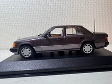 MINICHAMPS Mercedes 400 E V8 1992 Diecast Car Dark Gray Vintage Authentic