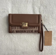 Steve Madden Women's Brown Wristlet Wallet New With Tags