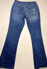 Cruel Girl Women's Jeans Blue Low Rise Bootcut Dark Wash Denim sz 7/8 Waist 30