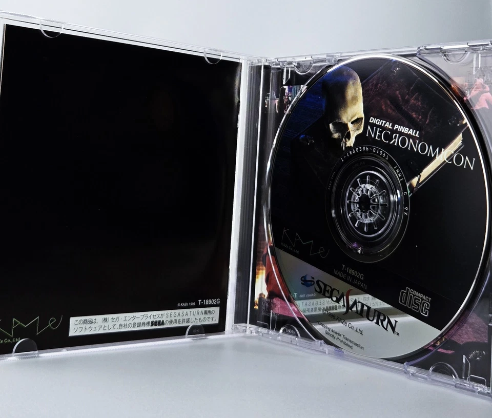 Digital Pinball: Necronomicon Sega Saturn Horror / Metal Pinball Japan Import 🍁 - Image 4 of 4