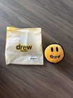 Drew House Smiley Face Coin Purse Yellow Plush Zip Pouch Keychain — photo 1