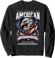 America 250th Anniversary Celebration 250 Years Unisex Crewneck Sweatshirt