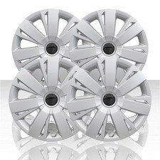 16 Set Of 4 Wheel Covers Full Rim Hub Caps R16 Steel Rims For Vw Jetta Beetle