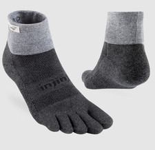Injinji Trail Midweight Mini  Crew- Granite