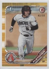2019 Bowman Draft Gold 3/50 Dominic Fletcher #BD-35 9pd