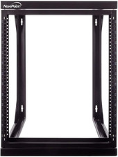 12U Open Frame Server Rack for 19" IT Network Equipment  A/V Devices, Free Stan