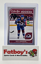 2021-22 Upper Deck Series 1 Alex Newhook O-Pee-Chee Glossy Rookies Rookie Card. rookie card picture