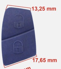 Gommino 3Tasti Blu Ricambio Telecomando Guscio Chiave PER Fiat Punto Panda Stilo