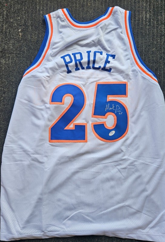 Mark Price Signed Cleveland White Basketball Jersey PSA Silver Ink