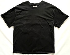 ESSENTIALS FEAR OF GOD Black Heavyweight Cotton T Shirt Mens XL