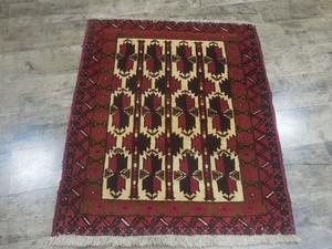 Authentic Vintage Turkish Rug,Geometric Turkish Anatolian Rug 2.7x3.1 Ft