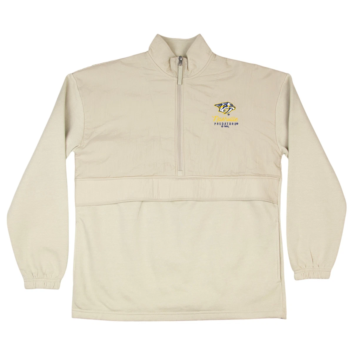 NHL Nashville Predators Women's 1/2 Zip Pullover Sweatshirt in