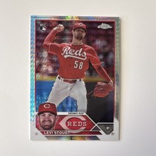 Topps Update 2023 Levi Stoudt Rookie Prism Refractor #USC13 Reds