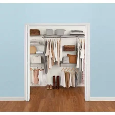 48 In. D X 96 In. W X 2 In. H Configurations Metal Closet System 4 - 8 Ft. Titan