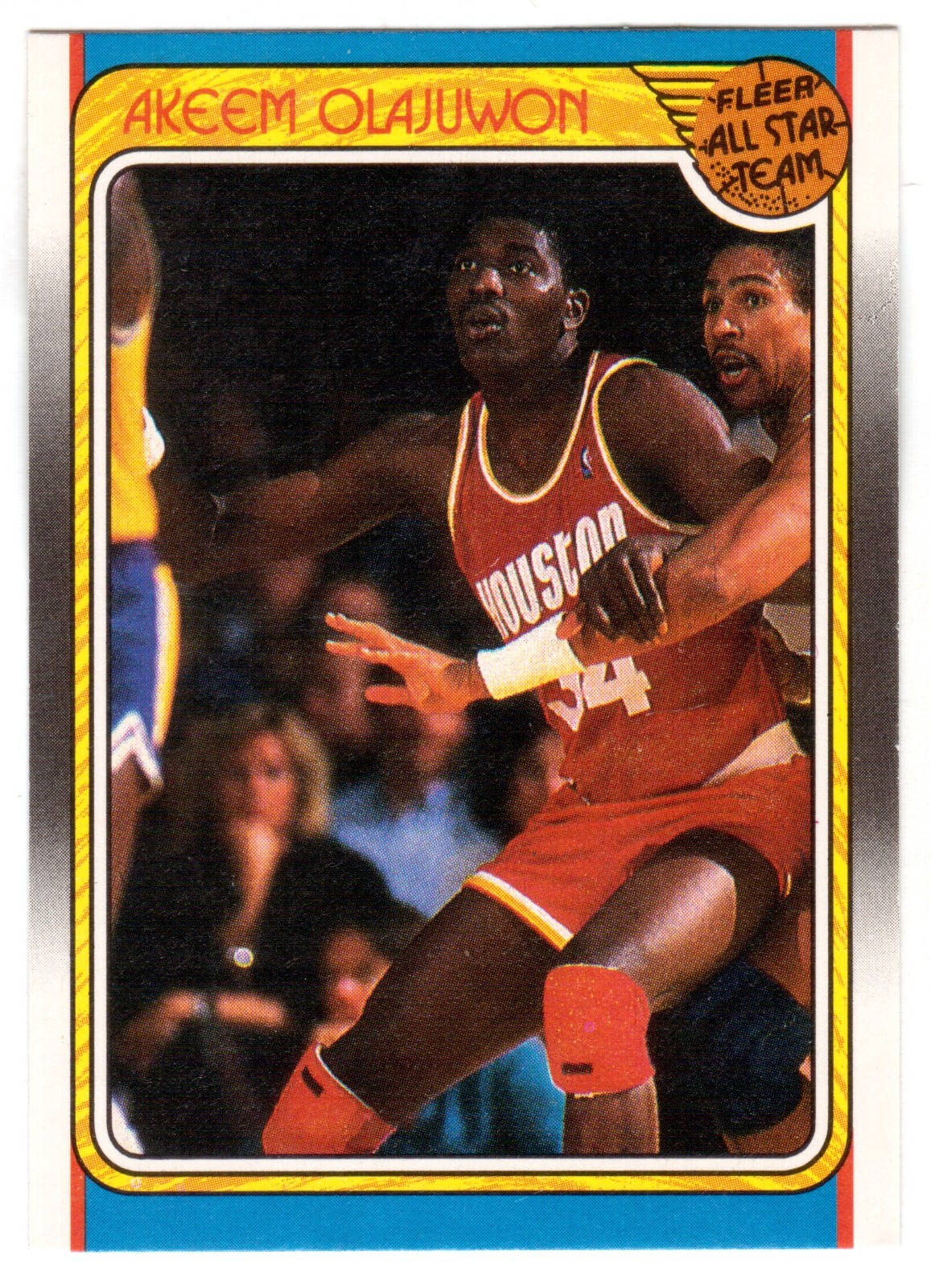 1988-89 FLEER #126 AKEEM OLAJUWON ALL-STAR