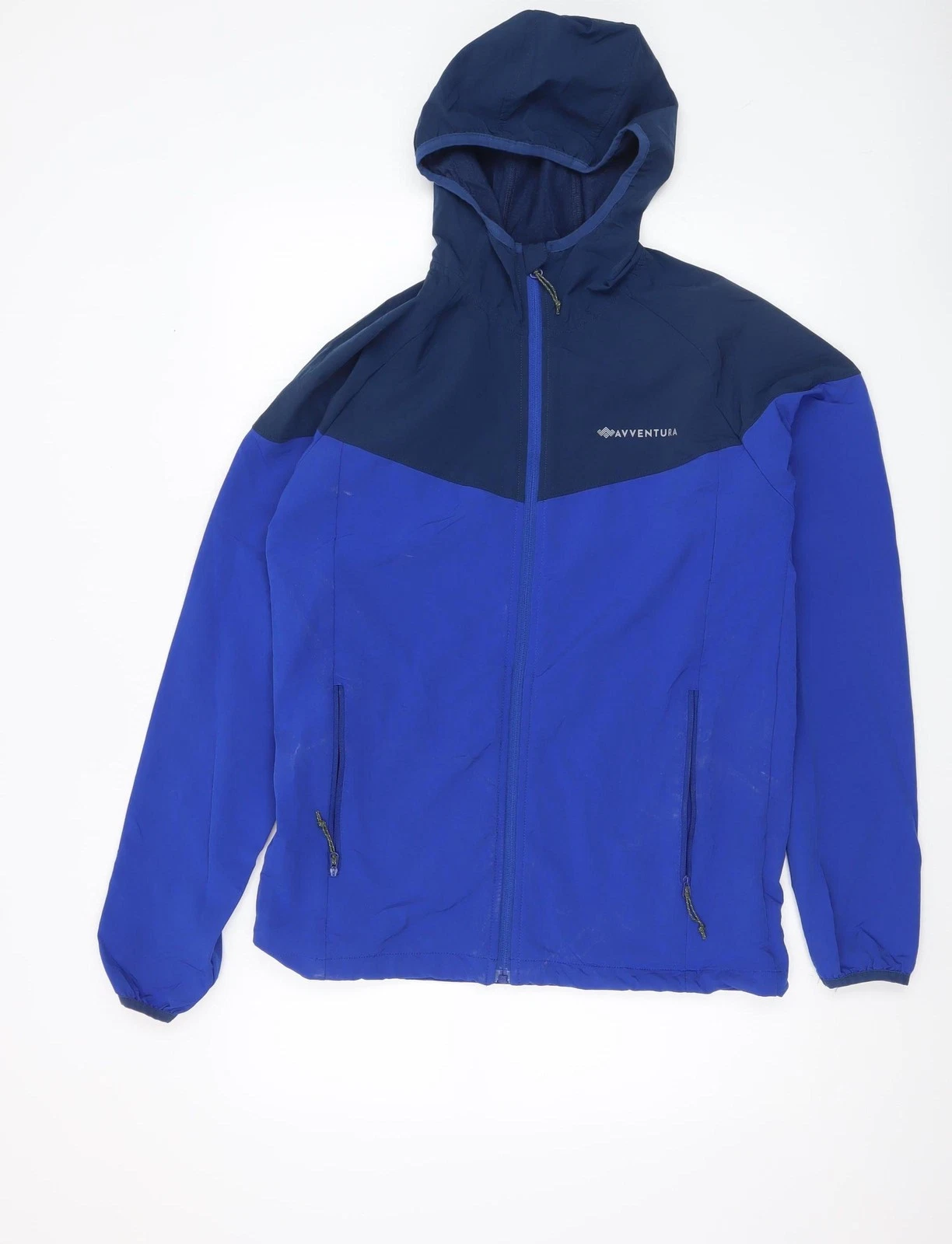 Avventura Men's Blue Hooded Windbreaker Jacket Size M Lightweight Outdoor
Opens in a new window or t