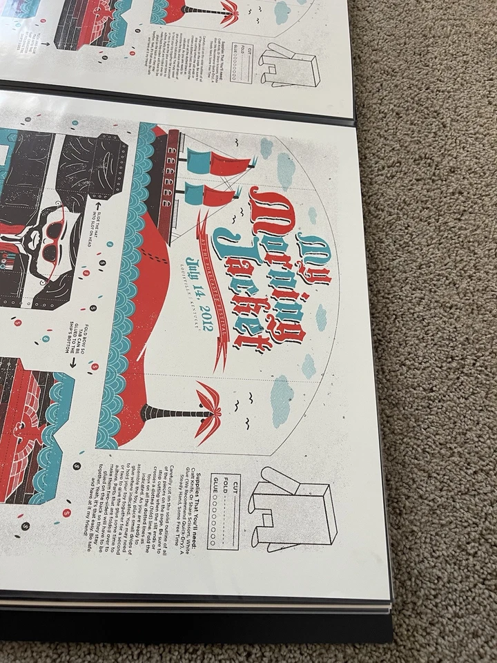 My Morning Jacket Poster Louisville Ky Forecastle Festival July 14 2012 Kentucky - Image 2 of 4