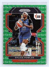 2022 Panini Prizm Sylvia Fowles WNBA 25th Anniversary Green Prizm #162 Lynx
