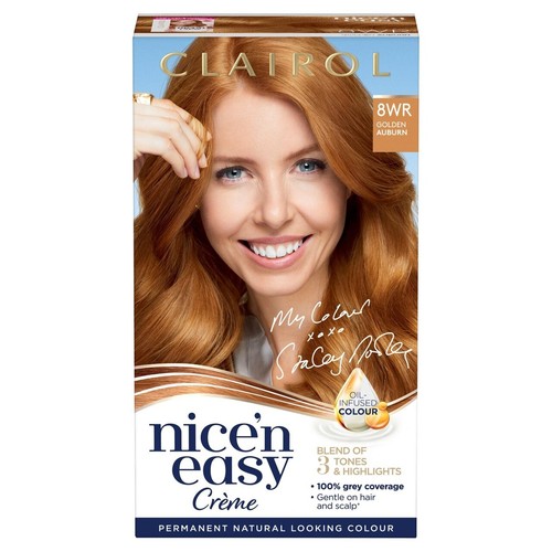 Clairol Nice'n Easy Hair Dye, 8WR Golden Auburn