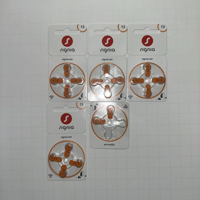 Signia Hearing Aid Battery Size 13 (Pack Of 18) Zinc Air Battery Long Lasting