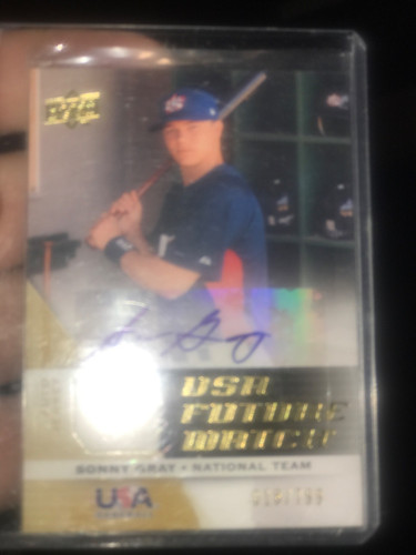 SONNY GRAY 2009 UPPER DECK USA ROOKIE PATCH AUTOGRAPH AUTO! RC! #/799 Red Sox