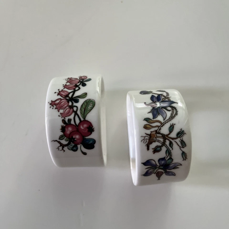 Villeroy & Boch Botanica 2 x Servietten- Ring Serviettenringe Top Zustand